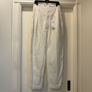 Maison Margiela Ivory Trousers. Artisanal Couture. NWT IT40